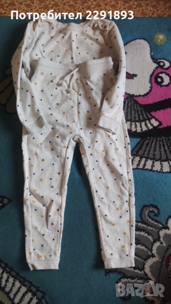 Прекрасен ватиран детски комплект на английската фирма George!Обличан броени пъти!, снимка 1
