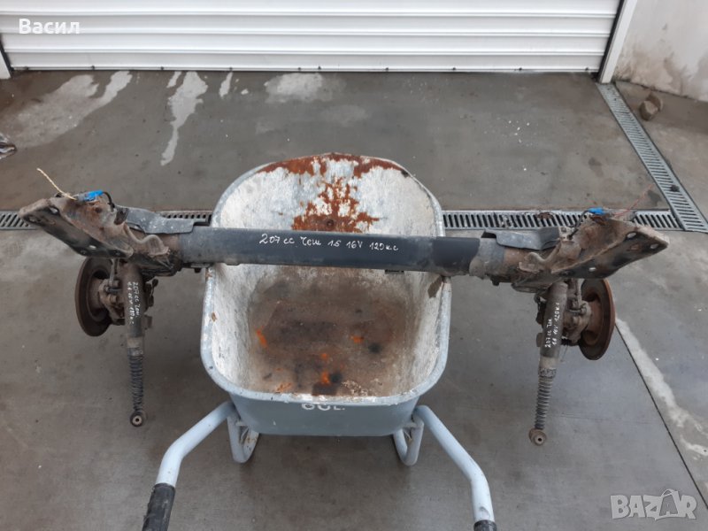 Заден мост Peugeot 207 cc Cabriolet 1.6 16V 120к.с Пежо 207 Кабрио 1.6 16В 120к.с pejo, снимка 1