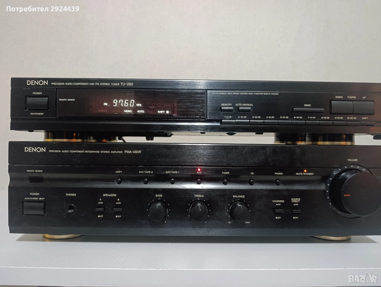 DENON PMA-480 R и DENON TU-280, снимка 1