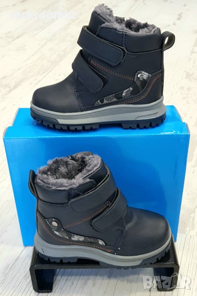 Детски топли боти с велкро, снимка 1