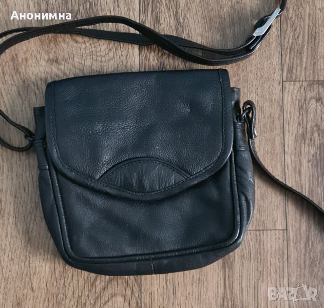 Чанта през рамо естествена кожа , снимка 1