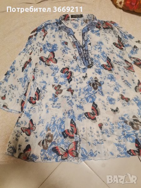 Феерична блуза на пеперуди, снимка 1