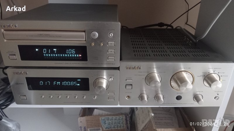 TEAC AH300, усилвател, тунер и CD player, снимка 1