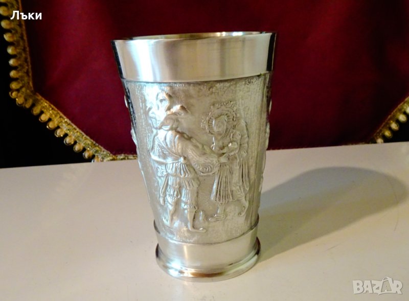 Халба,чаша от калай Мускетари,400 мл. , снимка 1