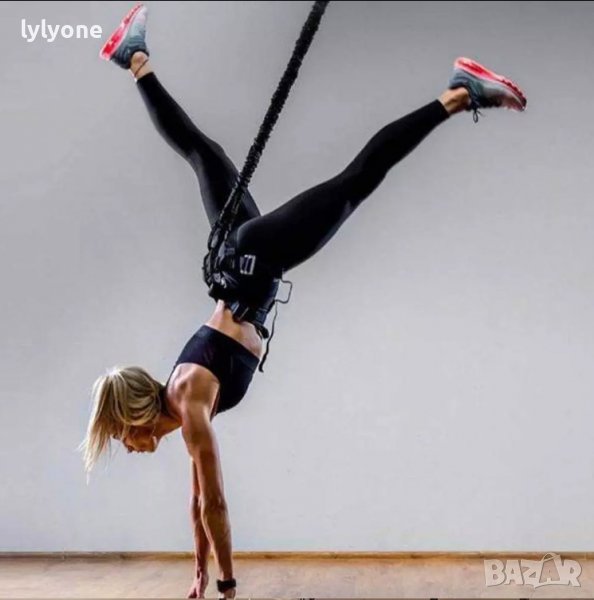  Комплект Бънджи фитнес ластици за Бънджи флай * Въздушни танци * Акробатика * С Аксесоари * Нови, снимка 1