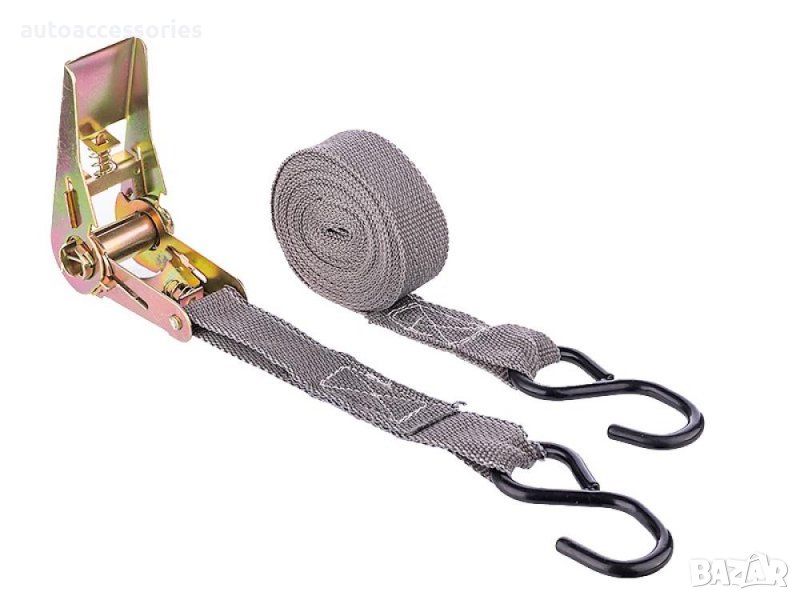 3000053372 Колан с обтегач за закрепване на товара 25мм х 4,5м 350кг 86029, снимка 1