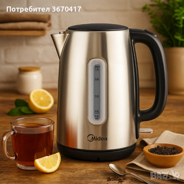 Електрическа кана Midea MK-17S30D2, снимка 1