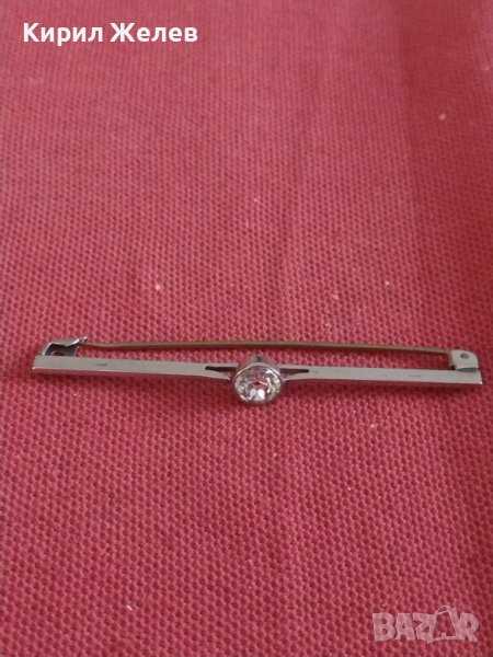Модерна брошка накит украшение игла с кристал 42730, снимка 1