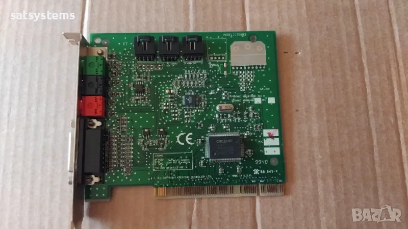 Звукова карта Звукова карта Creative Labs Sound Blaster Audio PCI 64 CT5803 PCI  , снимка 1