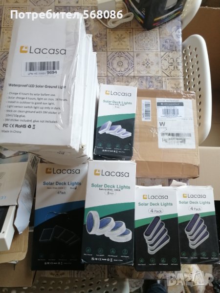 соларни лед лампи, 4броя за 35лв, снимка 1