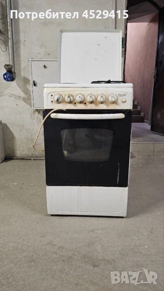 Фурна на ток с котлони на ток и газ - италианска Snaige, снимка 1