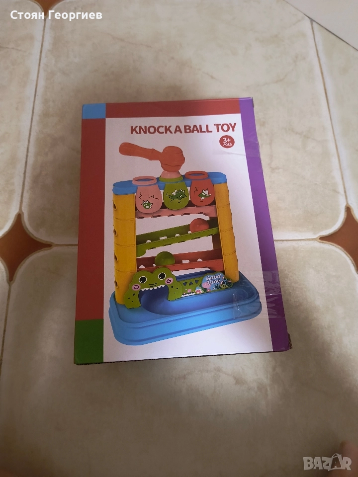 Детска играчка с чук, играчки с търкаляща се топка за 3-годишни деца - игра с чукване на топка,, снимка 1