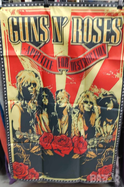 Guns N'Roses Apetite For Destrustion Flags, снимка 1