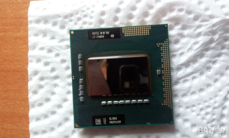 НОВ Процесор за лаптоп Intel® Core™ i7-740QM Processor истински 4 ядра 8 трейда , снимка 1