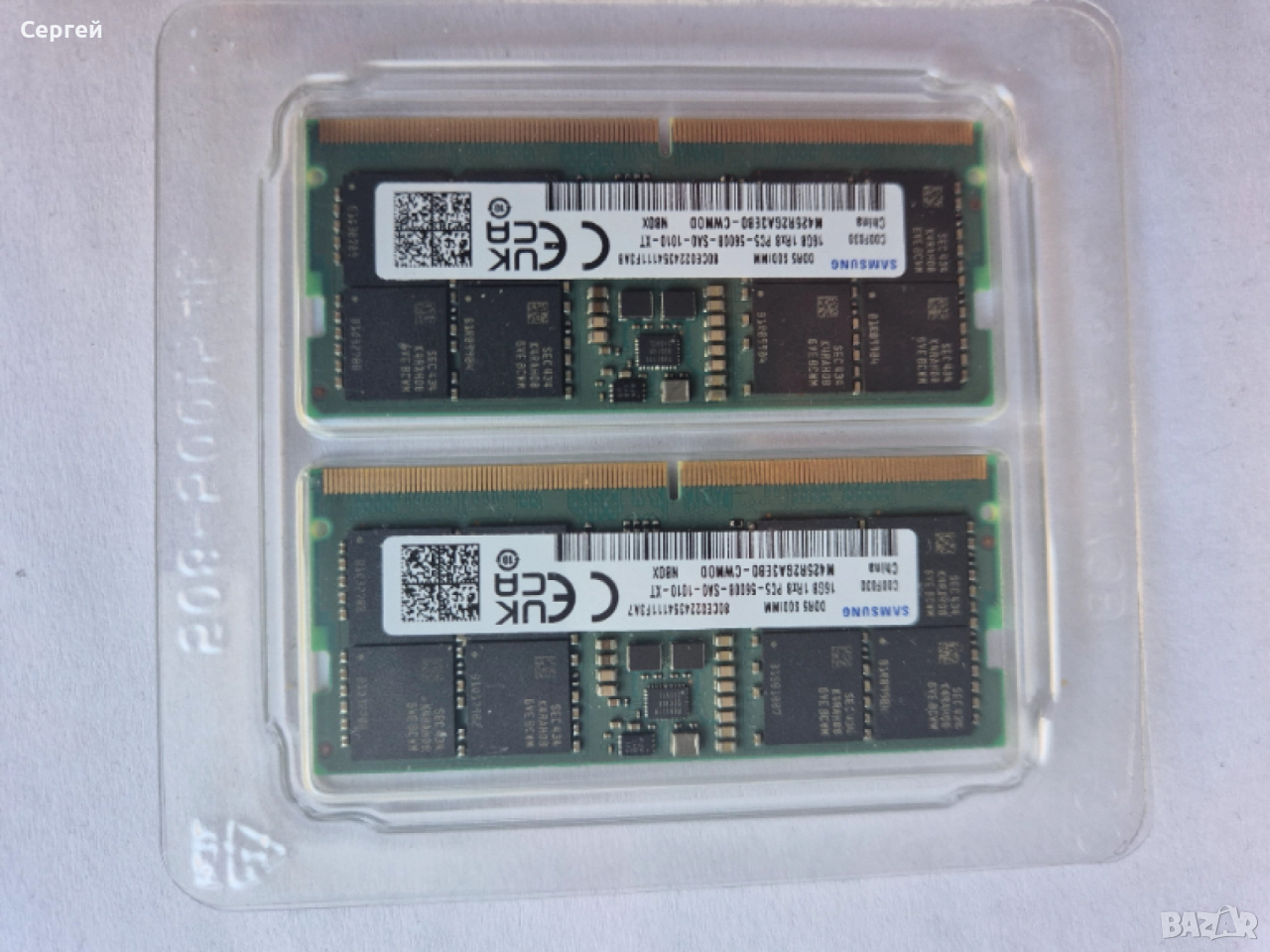 DDR5 5600MHz CL46 SODIMM (лаптоп) - 2x16GB, снимка 1