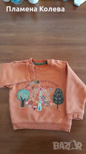 Ватирана блуза 80/86 см, снимка 1