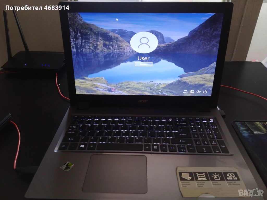 Геймърски лаптоп Acer, снимка 1
