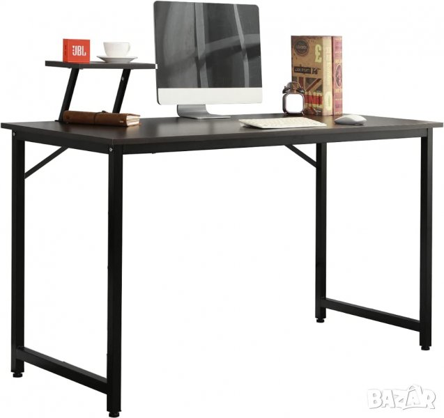 Бюро със стойка за монитор WK-JK120-BK, снимка 1