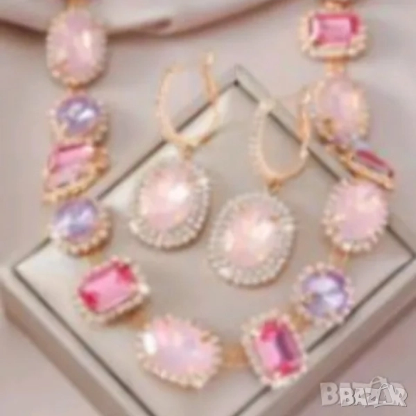 Огърлица с обеци, снимка 1