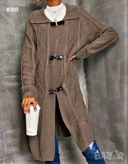 Елегантна жилетка, Зимна жилетка, Бежова жилетка, снимка 1