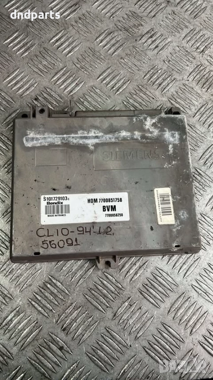 Компютър Renault Clio 1.2i 1994г. S101729103 7700851758 , снимка 1