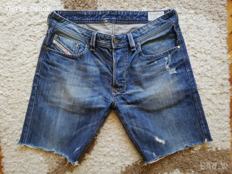 Намалени Diesel тъмносини къси гащи, снимка 1