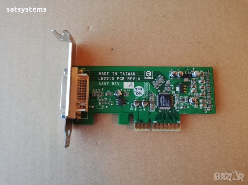 Card Adapter DVI-D ADD2 PCI-E Dual Display LR2910 Low Profile, снимка 1