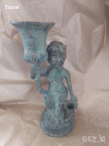 Бронзова италианска скулптура от 19-ти век, снимка 1