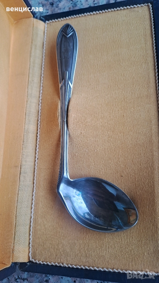 сребърна лъжичка за бебе, снимка 1