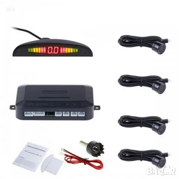 Парктроник с LED дисплей, графит, снимка 1
