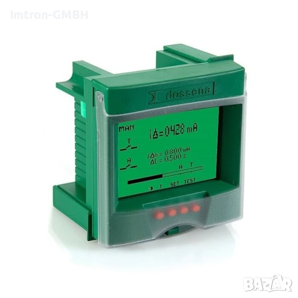 Диференциално реле DOSSENA с отделен тороид, LED, 96×96, 9DER3/2I(CC), снимка 1