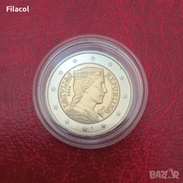 Латвия 2 евро 2014 година, снимка 1