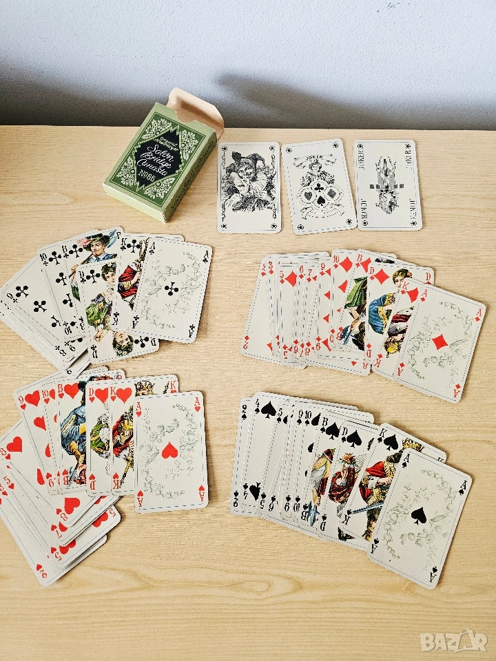 Стари карти за игра, снимка 1