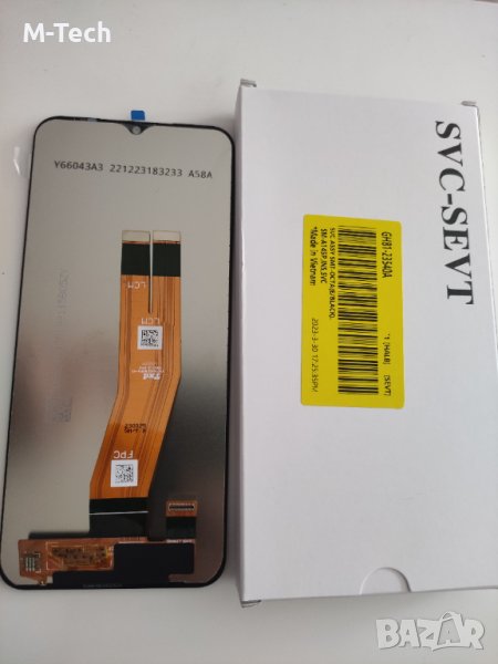 Оригинален дисплей samsung A14 4G 2023 (A145P) BLACK (NF) LCD, снимка 1