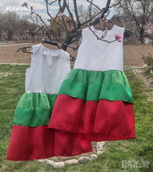 Рокля трикольор , снимка 1