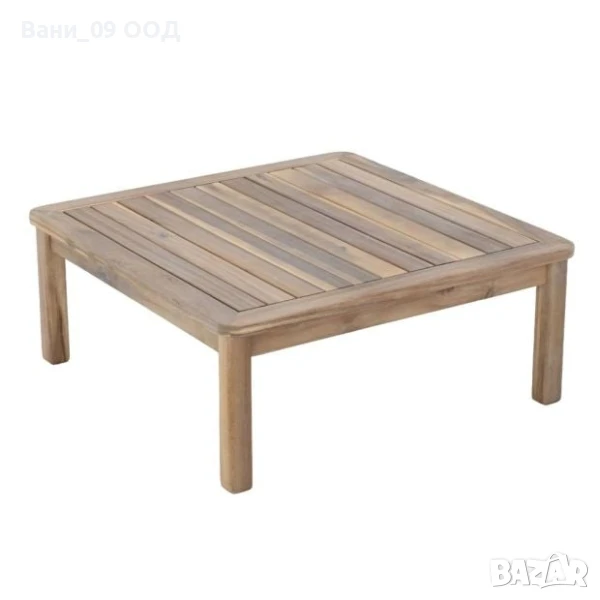Ниска градинска масичка от акациева дървесина , снимка 1