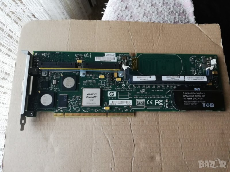 HP Smart Array P600 3G PCI-X SAS/SATA RAID Controller, снимка 1