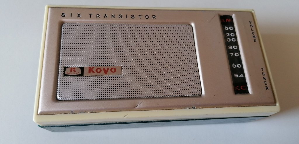 рядко радио Koyo Six Transistor Deluxe Japan 1960 в рядко радио Koyo Six Transistor Deluxe Japan 1960 в