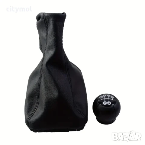 Маншон с рамка и топка за скоростен лост за Opel Corsa, Vectra, Tigra, Combo, Calibra - 5 скорости