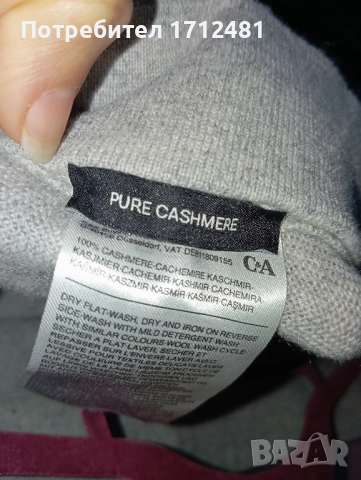 C&A premium pure cashmere пола М размер , снимка 5 - Поли - 52238809