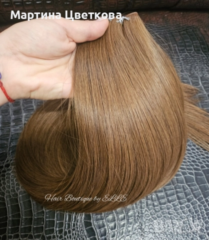 100 % Естествена славянска коса + ПОДАРЪК , снимка 6 - Аксесоари за коса - 52154672