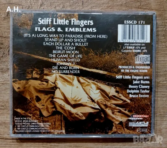 Stiff Little Fingers – Flags & Emblems, снимка 2 - CD дискове - 48643706