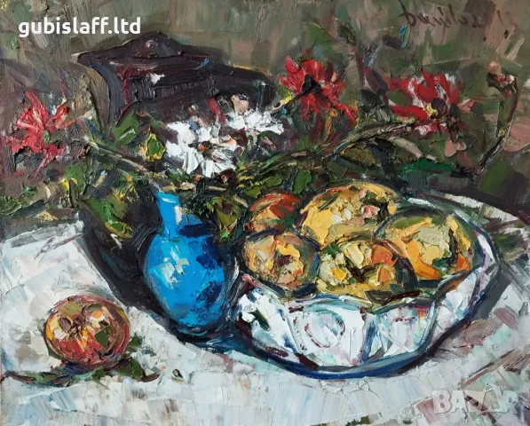 Картина, натюрморт, худ. Данаил Цонев, 2018 г.
