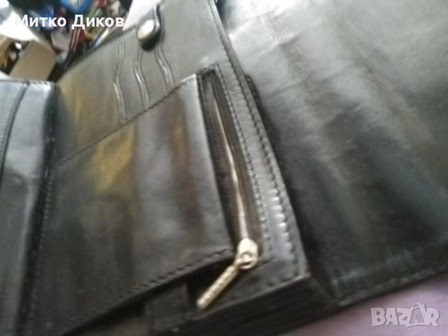 Чанта за ръка борсета с много прегради маркова италианска на Giudi естествена кожа 250х185мм, снимка 14 - Чанти - 51721659