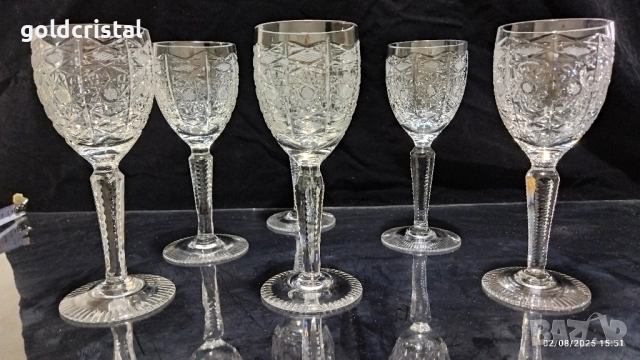 кристални чаши 