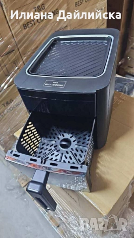 Air fryer 2 в 1 с грил 🔥 С ГАРАНЦИЯ 👈, снимка 3 - Други - 52830756