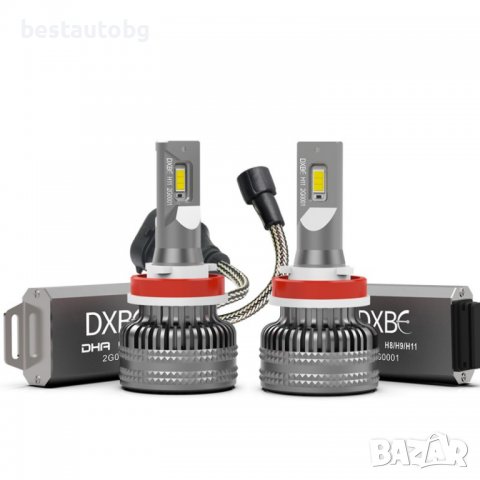 LED система DXBC H8 12V 12000LM 100W за дневна светлина, снимка 2 - Аксесоари и консумативи - 39870289