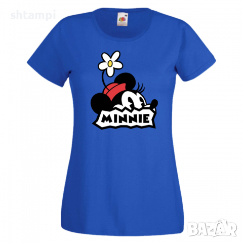 Дамска тениска Minnie Подарък,Изненада,Рожден ден,, снимка 2 - Тениски - 36530891