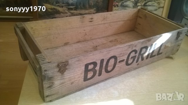 bio-gril дървен сандък-за колекция-71х30х15см-внос холандия, снимка 11 - Колекции - 27886449