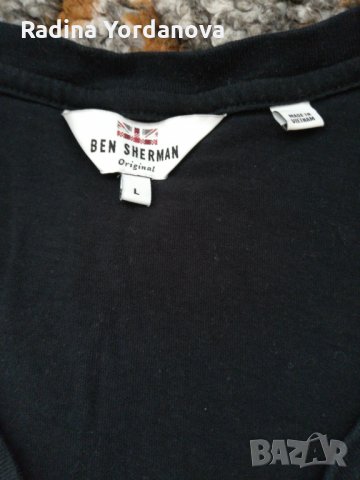 Черна тениска на BEN SHERMAN,размер Л, снимка 1